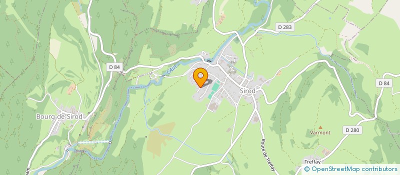 localisation de l'entreprise MADAME VIRGINIE GOUA  SIROD