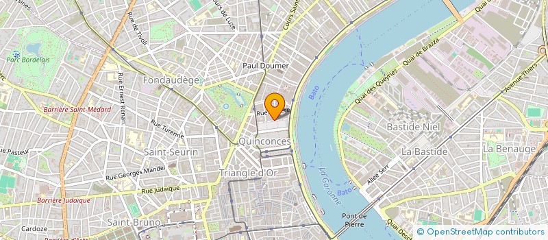 localisation de l'entreprise MADAME VIRGINIE GOUBEAUX  BORDEAUX