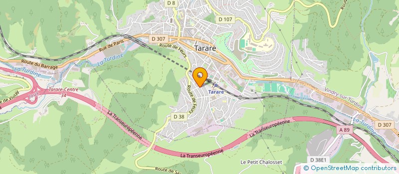 localisation de l'entreprise MADAME VIRGINIE GOUBILLON  AFFOUX