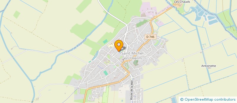 localisation de l'entreprise MADAME VIRGINIE GOUGNARD  SAINT-MICHEL-EN-L'HERM