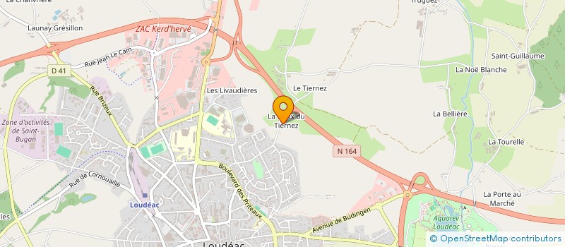 localisation de l'entreprise MADAME VIRGINIE GOUILLAUD à LOUDEAC