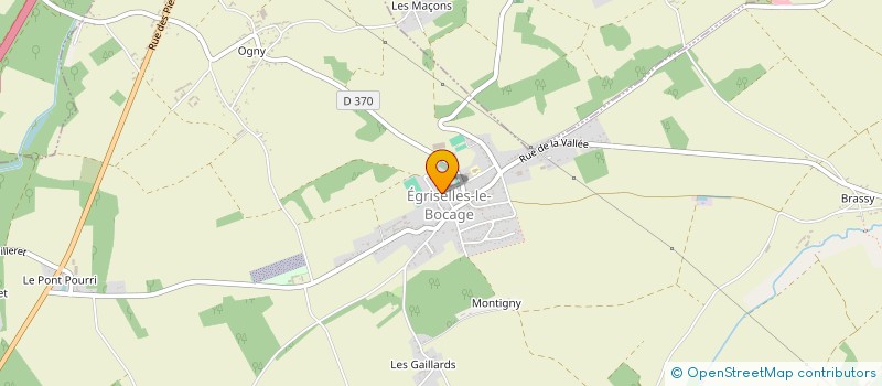 localisation de l'entreprise MADAME VIRGINIE GOURDET  EGRISELLES-LE-BOCAGE