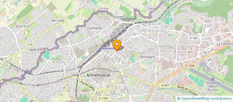 localisation de l'entreprise MADAME VIRGINIE GRANCI  ANNEMASSE