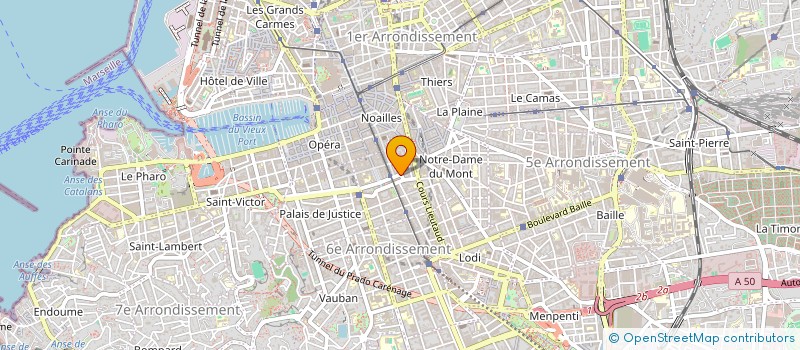 localisation de l'entreprise MADAME VIRGINIE GRANGER à MARSEILLE