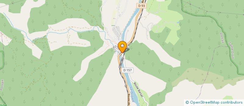 localisation de l'entreprise MADAME VIRGINIE GRANGERON  SAINTE-CROIX