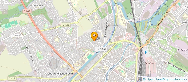 localisation de l'entreprise MADAME VIRGINIE GRARD  DOUAI