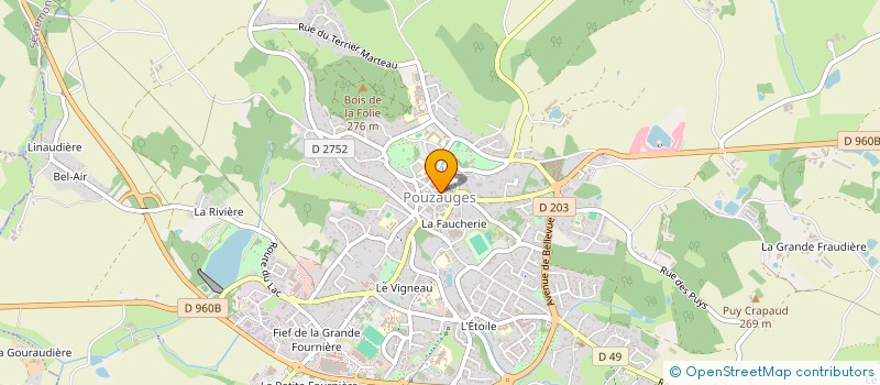 localisation de l'entreprise MADAME VIRGINIE GRASSET à POUZAUGES