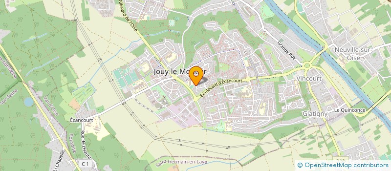 localisation de l'entreprise MADAME VIRGINIE GREINER  JOUY-LE-MOUTIER