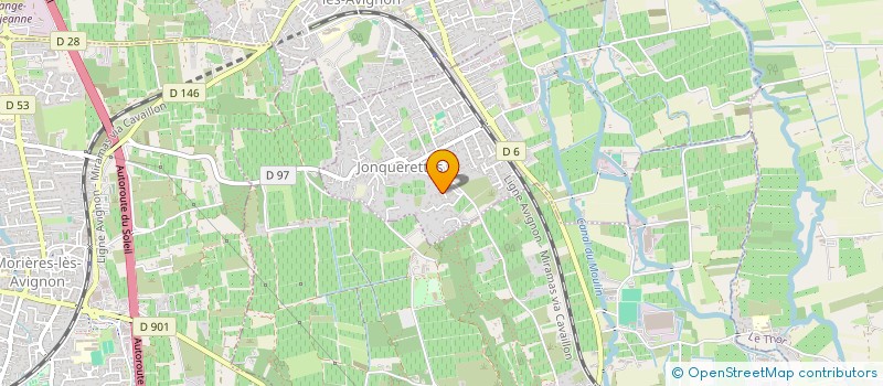 localisation de l'entreprise MADAME VIRGINIE GRENIER  JONQUERETTES