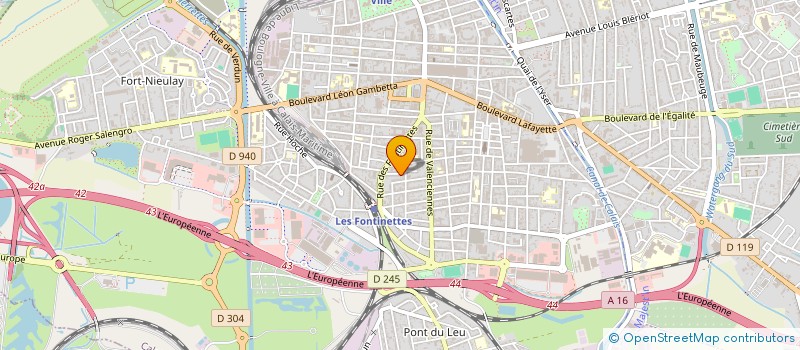 localisation de l'entreprise MADAME VIRGINIE GRIFFART  CALAIS