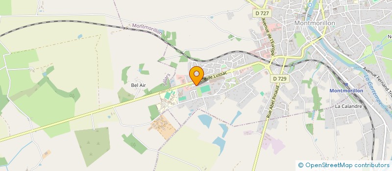 localisation de l'entreprise MADAME VIRGINIE GRIFFON à MONTMORILLON