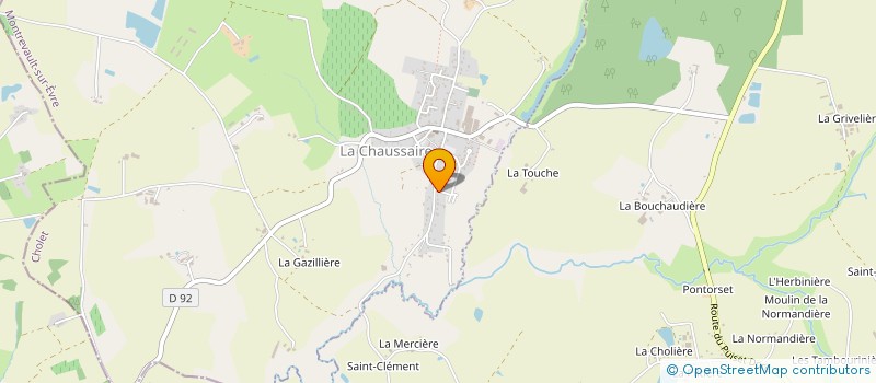 localisation de l'entreprise MADAME VIRGINIE GRIMAULT  MAUGES-SUR-LOIRE