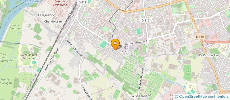 localisation de l'entreprise MADAME VIRGINIE GUERAULT à ANGERS
