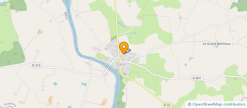 localisation de l'entreprise MADAME VIRGINIE GUERIN  DAON