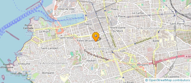 localisation de l'entreprise MADAME VIRGINIE GUIGNABODET  MARSEILLE