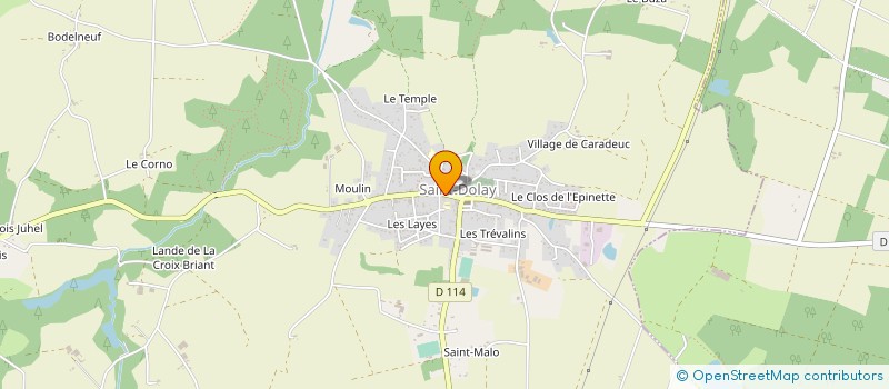 localisation de l'entreprise MADAME VIRGINIE GUIHARD  SAINT-DOLAY