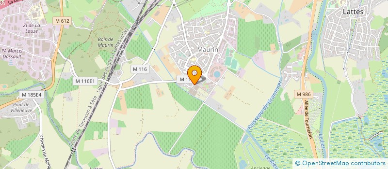 localisation de l'entreprise MADAME VIRGINIE GUILIANELLI à LATTES