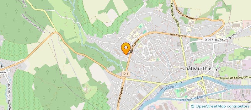 localisation de l'entreprise MADAME VIRGINIE GUITTON à ESSOMES SUR MARNE