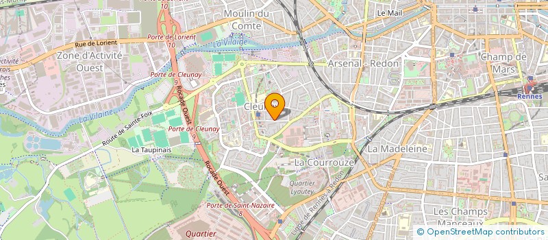 localisation de l'entreprise MADAME VIRGINIE GUIVARC'H  RENNES