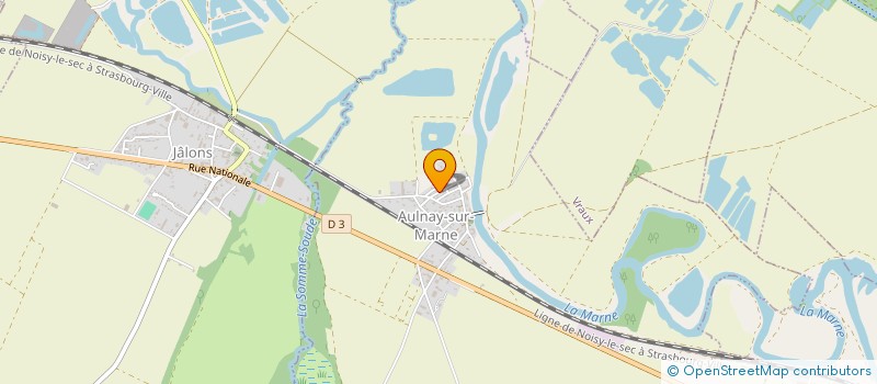 localisation de l'entreprise MADAME VIRGINIE GUY  AULNAY-SUR-MARNE