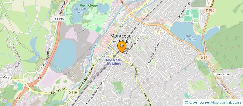 localisation de l'entreprise MADAME VIRGINIE GUYON à MONTCEAU-LES-MINES