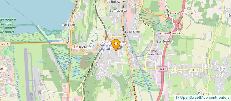 localisation de l'entreprise MADAME VIRGINIE GUYONY  VIVIERS-DU-LAC