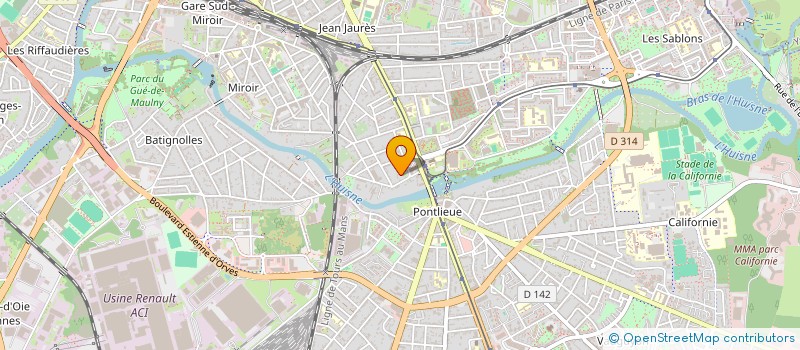 localisation de l'entreprise MADAME VIRGINIE HABERT  LE MANS