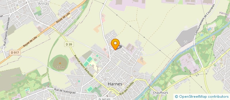 localisation de l'entreprise MADAME VIRGINIE HAEUW à HARNES