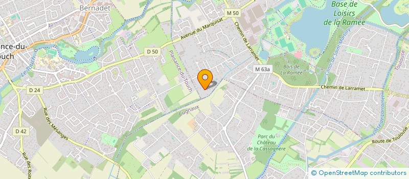 localisation de l'entreprise MADAME VIRGINIE HAFFNER  TOURNEFEUILLE