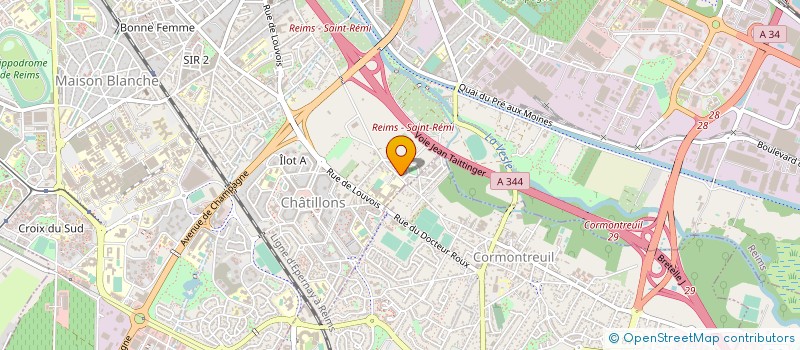 localisation de l'entreprise MADAME VIRGINIE HANINI  REIMS