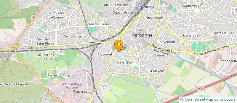 localisation de l'entreprise MADAME VIRGINIE HARNOIS à NARBONNE