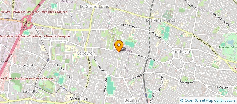 localisation de l'entreprise MADAME VIRGINIE HARRIS  BORDEAUX