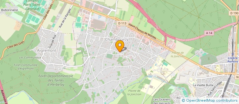 localisation de l'entreprise MADAME VIRGINIE HARROUS  CHAMBOURCY