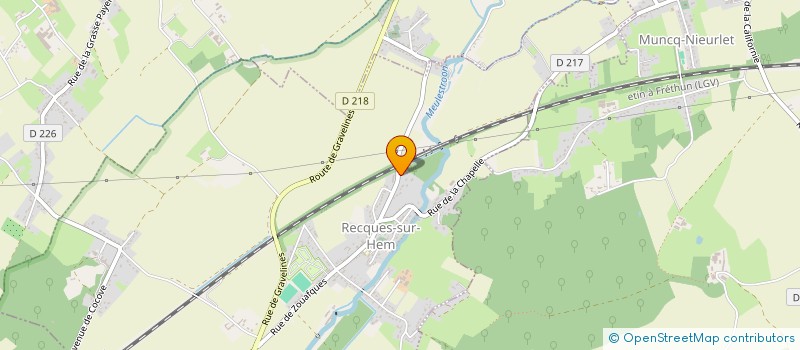 localisation de l'entreprise MADAME VIRGINIE HARTER  RECQUES-SUR-HEM