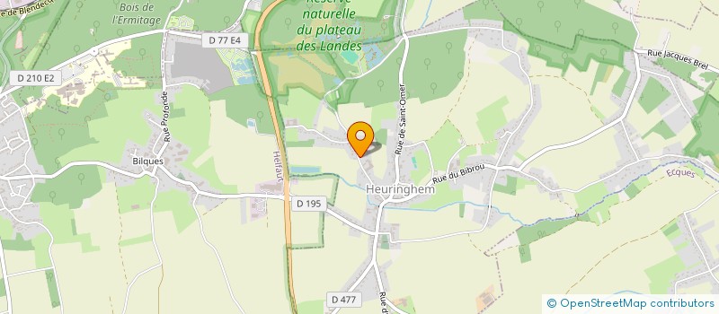 localisation de l'entreprise MADAME VIRGINIE HAU  HEURINGHEM