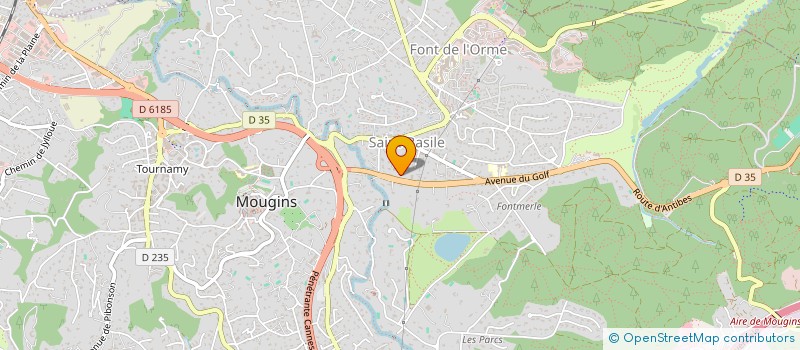 localisation de l'entreprise MADAME VIRGINIE HAUET à MOUGINS