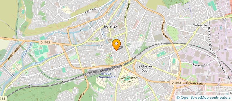 localisation de l'entreprise MADAME VIRGINIE HAUPAIS  EVREUX