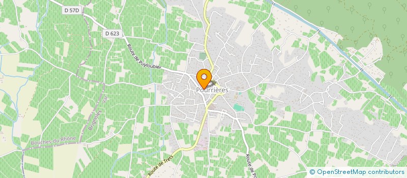 localisation de l'entreprise MADAME VIRGINIE HAVETTE à POURRIERES
