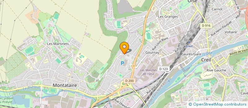 localisation de l'entreprise MADAME VIRGINIE HECKMANN  MONTATAIRE