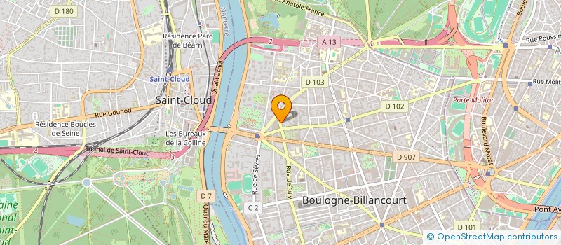 localisation de l'entreprise MADAME VIRGINIE HELENE WIMILLE à BOULOGNE-BILLANCOURT