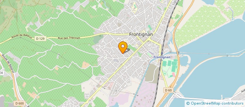 localisation de l'entreprise MADAME VIRGINIE HENRY à FRONTIGNAN