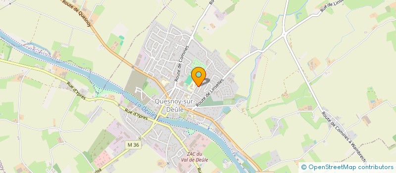 localisation de l'entreprise MADAME VIRGINIE HERLEDAN à QUESNOY-SUR-DEULE