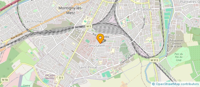 localisation de l'entreprise MADAME VIRGINIE HERRMANN  MONTIGNY-LES-METZ