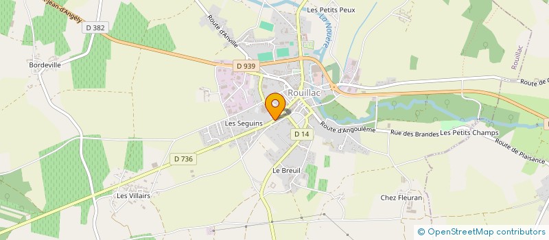 localisation de l'entreprise MADAME VIRGINIE HERVE à ROUILLAC