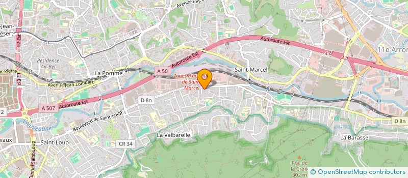 localisation de l'entreprise MADAME VIRGINIE HEYRAUD à MARSEILLE