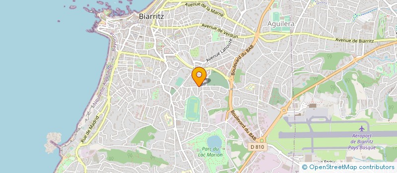 localisation de l'entreprise MADAME VIRGINIE HIRIGOYEN à BIARRITZ