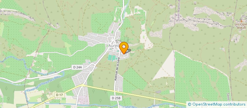 localisation de l'entreprise MADAME VIRGINIE HIVERT  AUREILLE