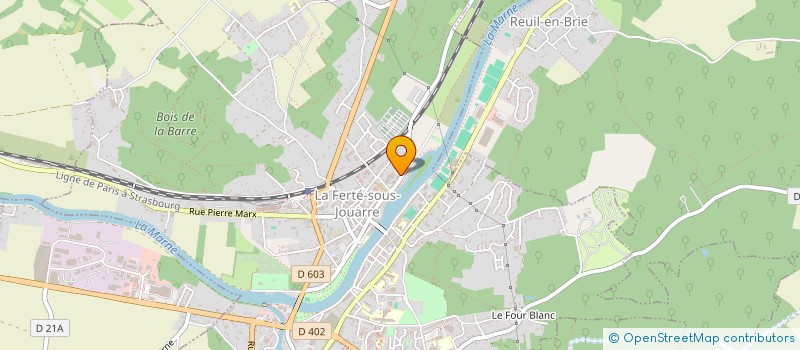 localisation de l'entreprise MADAME VIRGINIE HOCHET à LA FERTE-SOUS-JOUARRE