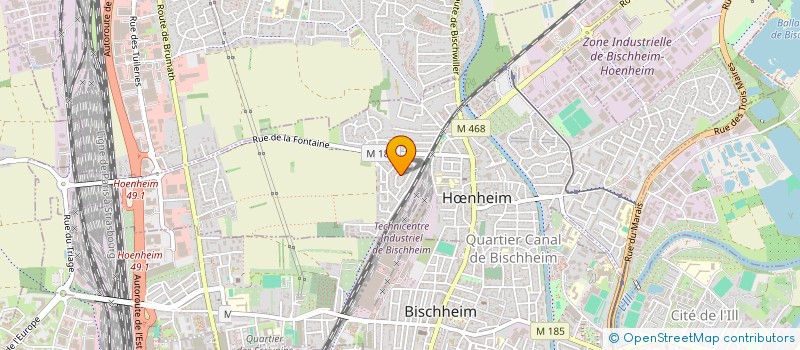 localisation de l'entreprise MADAME VIRGINIE HOERDT  HNHEIM