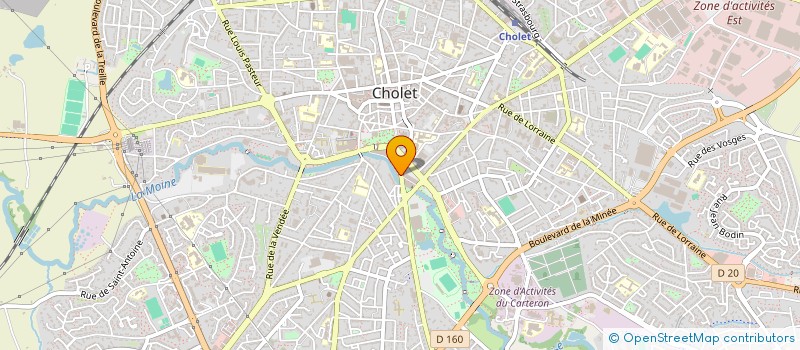 localisation de l'entreprise MADAME VIRGINIE HOGNON à CHOLET